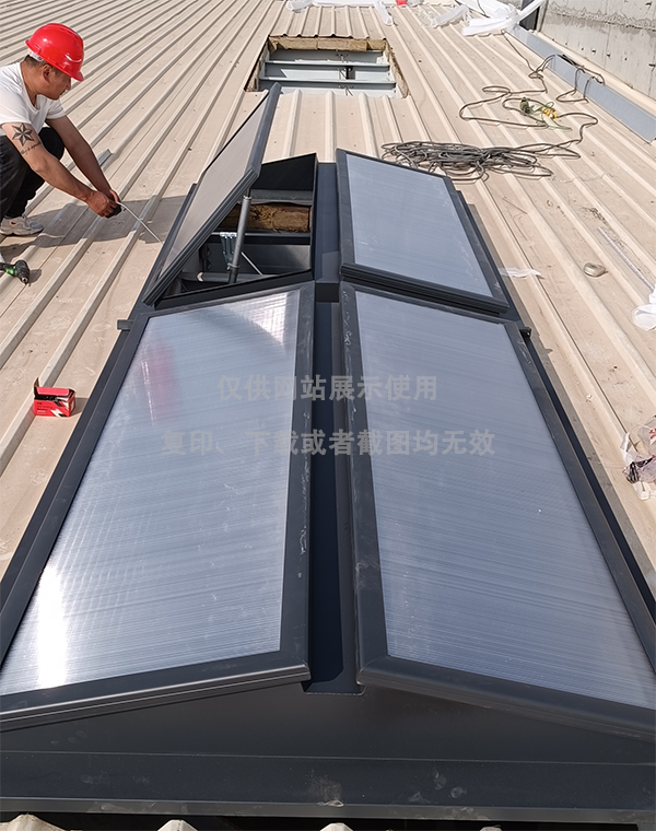 兰州王老吉生产车间青铜峡排烟天窗