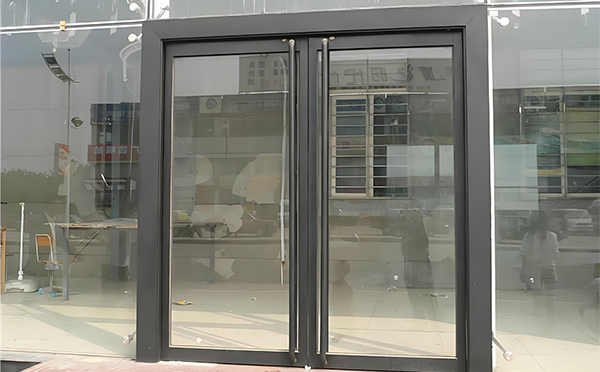 青铜峡玻璃地弹门